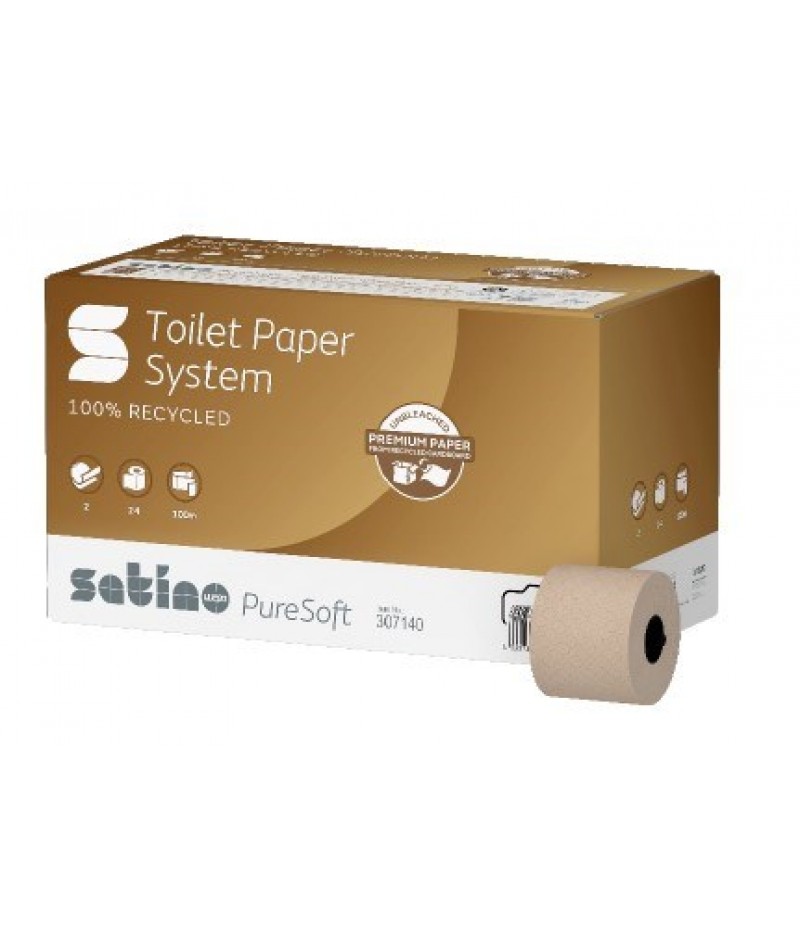 Satino PureSoft JT3 Systeem Toiletpapier 100m 24 rol 307140