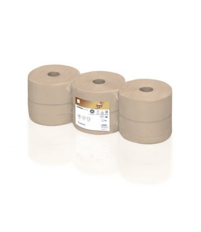 Satino PureSoft Jumbo toiletpapier grote rol 380m 6 rollen