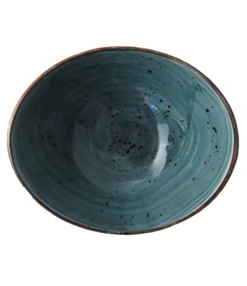 Continental Rustic Blauw Schaal Rond 12,5cm