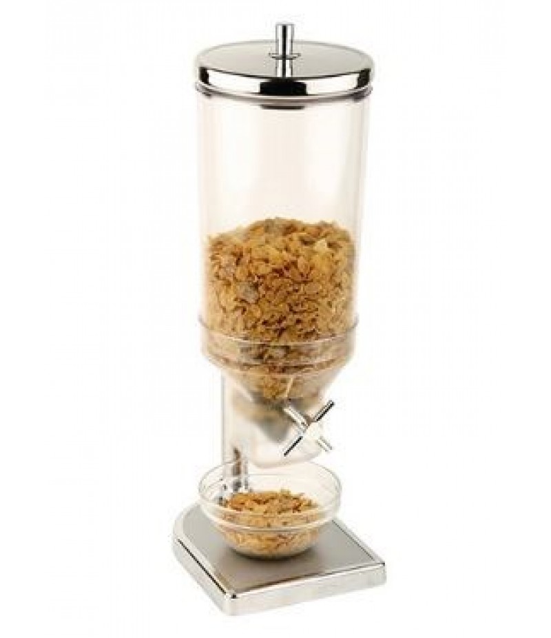 Dispenser 4,5Lx1 RVS  Geschikt Voor Muesli/Cornflakes/Noten