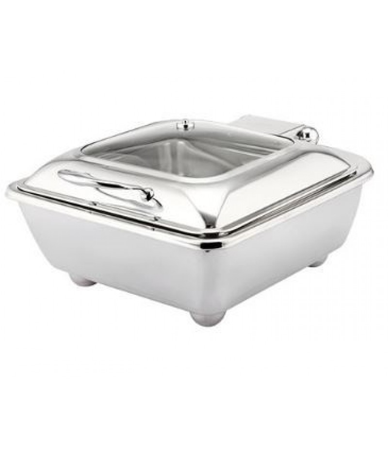 Chafing Dish 40x40cm Vierkant Elektrisch RVS