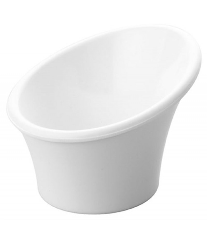 Serveerschaal Ø7,5cm H6cm Wit Melamine