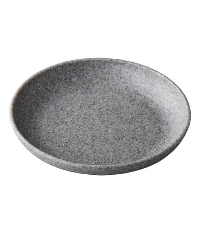 Pebble Grey Organisch Diep Bord 21,5cm Melamine 6 Stuks