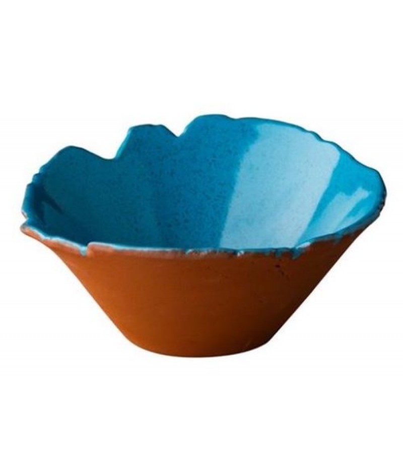 Stoneheart Organische Kom 13x7,8cm 290ml Blauw 12 Stuks