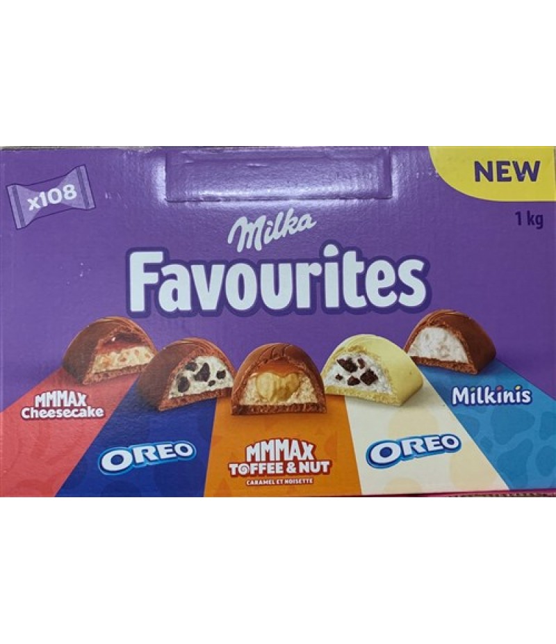 Milka Favourites 108 stuks