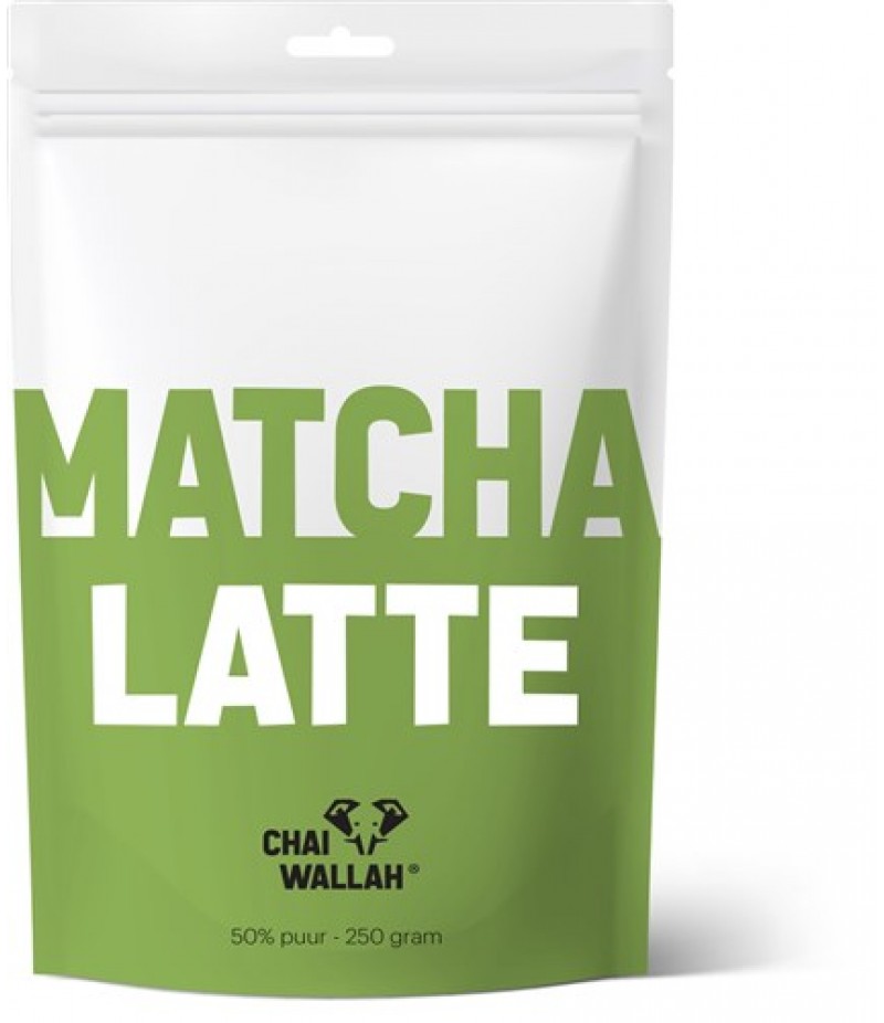 Matcha Latte 250 g - 50% puur - 50 porties