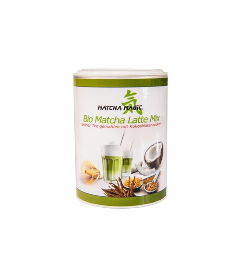 Matcha Latte biologisch 200 gram Blik 30 servings